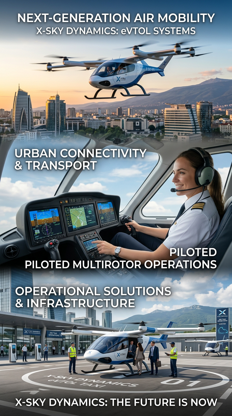 Въздушни таксита и eVTOL