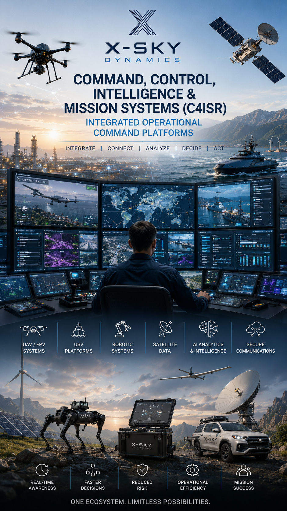 Command, Control, Intelligence & Mission Systems (C4ISR) / Next-Generation Systems for Real-Time Operational Management
