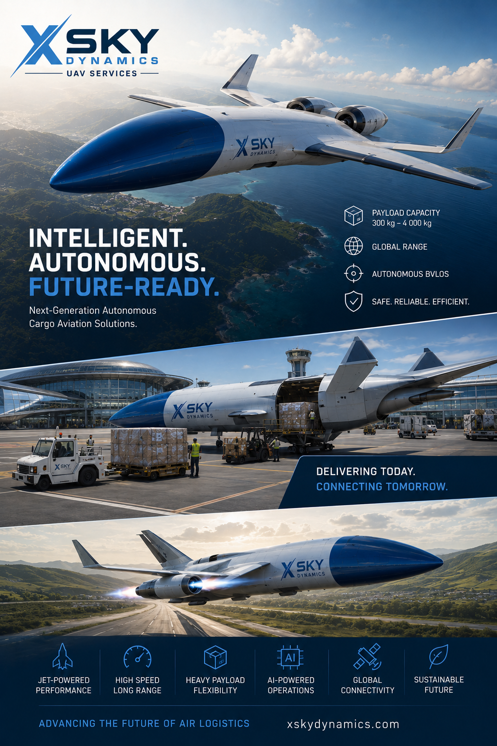 Товарни безпилотни самолети (Cargo UAV Aircraft) Транспортни UAS от самолетен тип